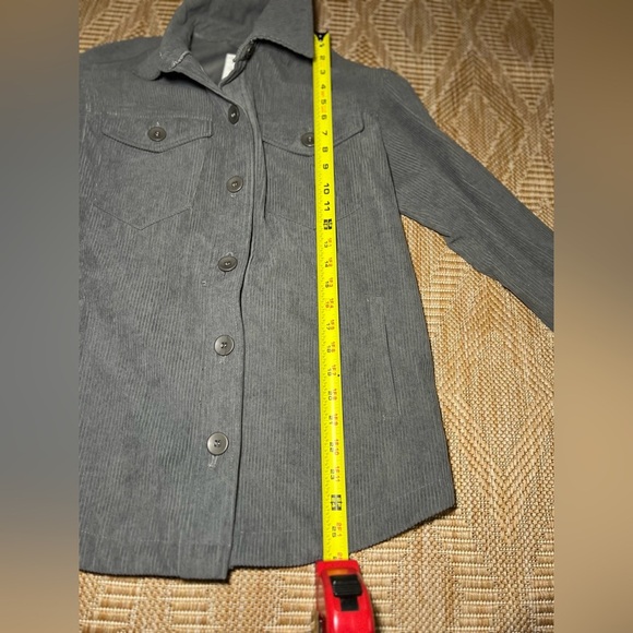 Anthropologie Avec Les Filles Women's Gray Corduroy Oversized Shacket,Size XS - Picture 6 of 8